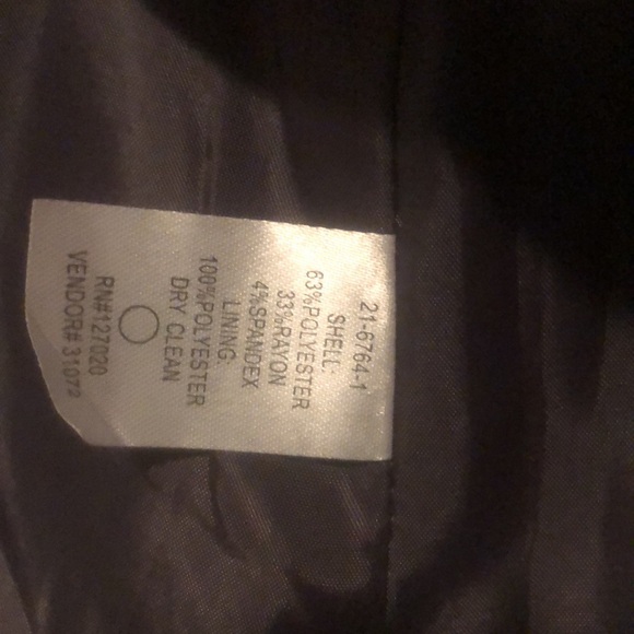 Women blazer petite sz 2 xs tuxedo jacket capsule wardrobe menswear office - Picture 10 of 10